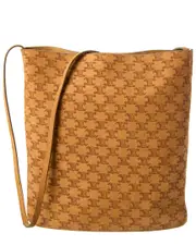 CELINE Suede Bucket Bag