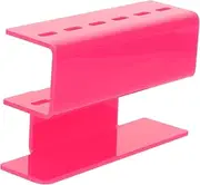 Healeved Eyelash Tweezers Holder Stylish Acrylic Storage Rack for Lash Extension Tweezers Organizes Tools Vibrant Color Durable Design for Neat Workspaces