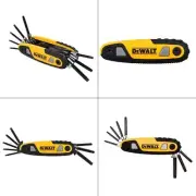 Star Locking Hex Key Set Folding Locking Torx Tool Security Screwdriver Wrench