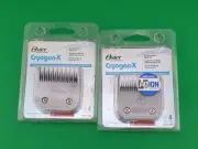 2- OSTER professional CRYOGEN-X AgiON A5 accessory clipper blades SIZE 4 -read