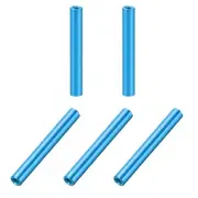 5 PC M3x35mm Round Aluminum Standoff Column Spacer Female Blue for DIY