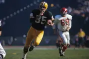 Football Super Bowl I Green Bay Packers Max Mcgee In Action 1967 OLD PHOTO