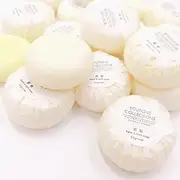 30g/1ounce Round Travel Size Portable Fresh Smell Bath Soap for Bath Washing Hand Cleaning Body Personal Care Hotel Family Guests Rich Foam Agent Cleanser (20)