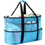 Mesh Beach Bag Extra Large Waterproof Sandproof Beach Tote Pool Swim Bag