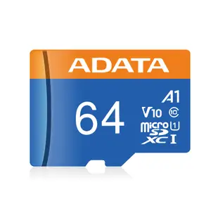 威剛 ADATA MicroSD UHS-I A1 U1 C10 64G 32G 記憶卡 附轉卡 TF 小卡