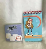New 2004 MGA Bratz Doll 3" x 3" Cube Memo Pad & Spiral Top Memo Pad ? RARE