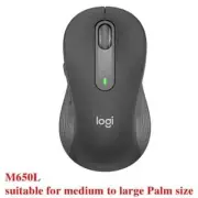Logitech M650L Wireless Bluetooth Mouse Silent Office Laptop Mice - Black