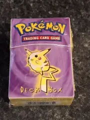 1999 Zap! Pokemon Deck Box w/ Sleeves Pikachu & Mewtwo Sealed / New!