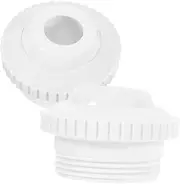 ibasenice 2Pcs Pool Massage Nozzle Rotating Water Inlet Outlet Jet Fitting for Spa Swimming Pool Accessories Durable Stream Return Jet Replacement Parts