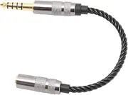 4.4mm Balanced Male to 3.5mm Stereo Female Adapter Cord Cable Silver Plated Copper Wire for NW‑ZX507 DMP‑Z1 NW‑ZX300A, for Lotoo PAW6000, R2R2000, FIO‑M11