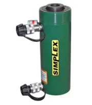 RCD307A SIMPLEX, 30 TON 7" STROKE DOUBLE ACTING HOLLOW CYLINDER, NEW