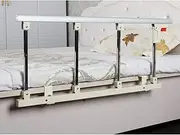 Bed Rail Foldable Bed Rail Safety Side Guard for Elderly Adults Assist Handle Handicap Bed Railing Hospital Aluminum Alloy Grip Bumper (Color:D, Size:95x40cm)