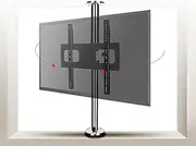 Tv Mounts Motorised Stand，Adjustable Floor Stand TV Mount Bracket - LCD TV 360 Degree Rotating Frame, Partition Wall Rotating Rack Rotating TV Cabinet Rotating Base (Size : 86-114cm)