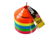 50x Fitness Exercise Sports Training Discs Markers Cones Soccer Rugby Agility