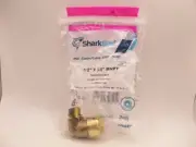 SHARKBITE U281LFA 1/2" PTC X 3/8" MIP BRASS 90-DEGREE DISHWASHER ELBOW FITTING