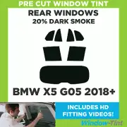 For BMW X5 G05 2018+ Pre Cut Window Tint Kit 20% Dark Rear Car Tinting Film Film