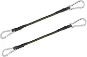 NAMOARLY 2Pcs Bungee Cords with Hooks Elastic Binding Strap for Camping Tent Fixing Luggage Tie Heavy Duty Outdoor Use for Cargo Securing and Clothesline