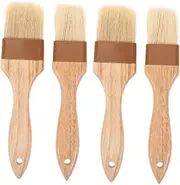 Ciieeo Oven Safe Baking Brushes Set of 4 Pastry Brush BBQ Sauce Brush for Cooking and Basting