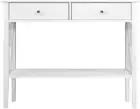 Console Table, Wood Side Hallway Tables Desk Drawers Display Home Bedroom Office