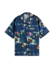 Scotch & Soda Short Sleeve Printed Camp Shirt