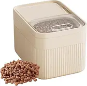 Pet Food Storage Containers - 10L Dry Food Dispenser,Damp-Proof, With Measuring Cup, Pet Supplies For Feeding Snacks