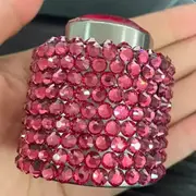 Rhinestone Bling Wine Bottle Stopper Pink