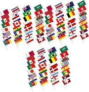 BESPORTBLE Sets Handheld Flags England Football Match Flags Small Decorative Hand Pcs