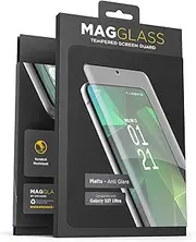 [magglass] Samsung Galaxy S21 ULTRA Tempered Glass Screen Protector - Bubble Free UHD Crystal Clear Screen Guard (Case friendly) (Matte)