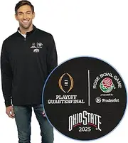 Vantage Apparel Men's Ohio State Buckeyes Rose Bowl 1/4 Zip Pullover | Cfp 2024-2025