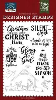 Echo Park Paper Co. Glory to God Set Stamp, Multi