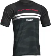Thor Intense Assist Decoy Bicycle Jersey, black-white, Size XS for Men Black White