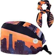 [YTYVAGT] Scrub Caps Women,Scrub Hats Suitable for Women,Brooklyn Bridge