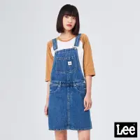 在飛比找momo購物網優惠-【Lee 官方旗艦】女裝 吊帶裙 / 寬鬆休閒 A字裙 中藍