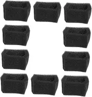 BESPORTBLE 10pcs Water Dispenser Filter Cotton Cat Pet Fountain Sponge Filter Filters for Water Dispenser Cat Water Dispenser Filter Food Dispenser Filter Pu Sponge Black