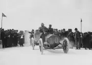 The Bianchi At The Start Of The Race On 15 March 1908 At Verona Italy Old Photo