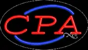 BRAND NEW “CPA" 30x17 OVAL BORDER REAL NEON SIGN w/CUSTOM OPTIONS 14441