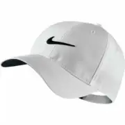 NEW! NIKE Adult Unisex DRI-FIT Golf Tech Swoosh Pickel Ball Hat/Cap-White/Black