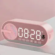 Digital Alarm Clock Bluetooth Speaker, Portable Speaker and FM Radio, Small4826