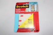 3M, Scotch-Mount Clear Double-Sided Mounting Squares 1" x 1", 48 Squares