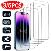 Screen Protector For iPhone 16 16E 15 14 13 12 11 Pro X XR XS Max Tempered Glass