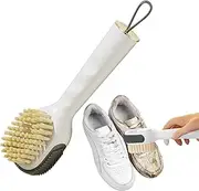 Gmokluytw Liquid Adding Soft Cleaning Brush - Soap Dispenser Scrub Shoe Brushes Hangable - Liquid Adding Laundry Brushes Lightweight, for Soft Laundry Clothes