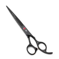 在飛比找樂天市場購物網優惠-寵物剪刀 寵物美髮剪刀 美髮剪刀 6.5/7寸紅色美髮剪刀平