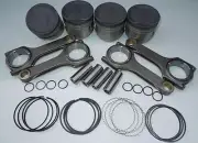 NIPPON RACING MITSUBISHI JDM DSM 2G 4G63T 7 BOLT PISTONS SCAT RODS ARP 85.5MM 20 (for: Mitsubishi)