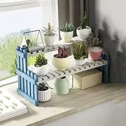 Plant Stand,Balcony Planters Flower Plant Stand Balcony Vertical Flower Pot Stand, 3-Tier Floor-Standing Flower Rack, Wooden