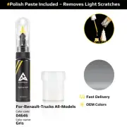 Touch Up Paint For Renault Trucks All Models 04646 Gris With Polish Paste