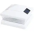 1-Pk White Solar LED Cap Light For 4"x4"/5"x5"/6"x6" Wood/PVC/Vinyl Fence Post