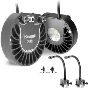 Kessil A80 Tuna Blue LED Reef Aquarium Light DOUBLE PRO Bundle KBA80TB12