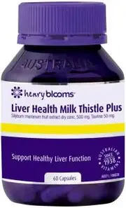 HENRY BLOOMS Liver Health Milk Thistle Plus 60c