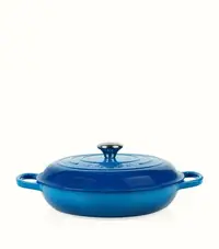 在飛比找Yahoo!奇摩拍賣優惠-Le creuset 26公分 壽喜鍋 鑄鐵鍋 馬賽藍