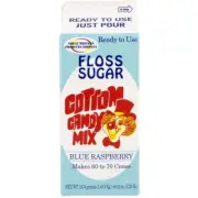 2 x Great Western Carton Cotton Candy Floss Sugar 52oz + 100 PRINTED BAGS